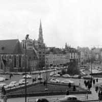 Bruxelles Parking de la gare centrale avec sa pompe à essence