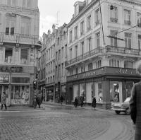 Bruxelles Rue de la Colline au carrefour avec la rue du marché aux herbes