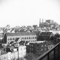 Ganshoren Panorama de Ganshoren et vue sur la basilique et sa coupole pas terminée