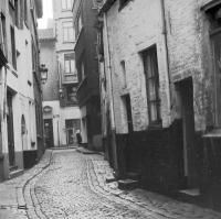 bruxelles Rue du Pays de Liège - au fond la rue de Flandre