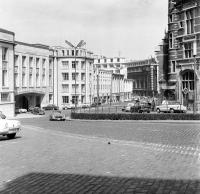 Bruxelles Rue Ravenstein vu du Coudenberg