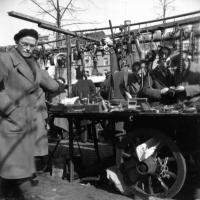 Bruxelles Stand au vieux marché place du jeu de balle