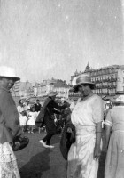 Blankenberge Sur la plage avec les troubadour