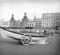 Blankenberge La plage devant le casino et les hôtels 