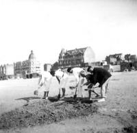  Op de strand