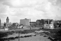 Knokke Kustlaan avec l'hôtel restaurant la toison d'or