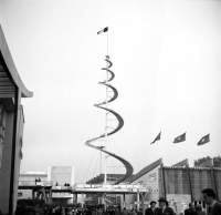 Expo58 Bruxelles La tour spirale d'Eternit