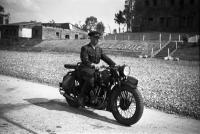  Moto utilisée par l'armée Belge à Florennes.