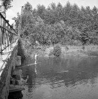  Jeux d'enfant en dessous du pont