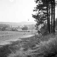 Belvaux Jeu d'enfant dans la campagne de Belvaux