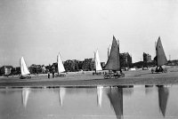 Côte Belge Chars à voile à la côte Belge