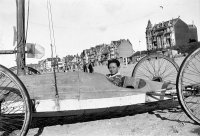 Côte Belge Char à voile à la côte Belge