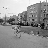 Woluwe St Lambert Le critérium du tour de France à Woluwe en 1960 (avenue de Brocqueville)