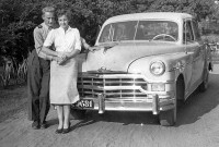 Léopoldville Chrysler Windsor 1949 4 portes