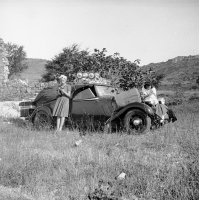 Le Léchat (Lot et Garonne) Traction avant lors de la débacle